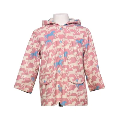 Regnjakke (Pink, Blå, Hvid) fra Hatley Bomuld, Polyester, Polyurethan
