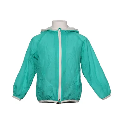 Regnjakke (Grøn) fra Mango Kids Bomuld, Polyamid, Polyester
