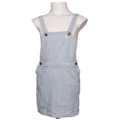 Hängselklänning (Blå, Vit) från Jubel Bomull