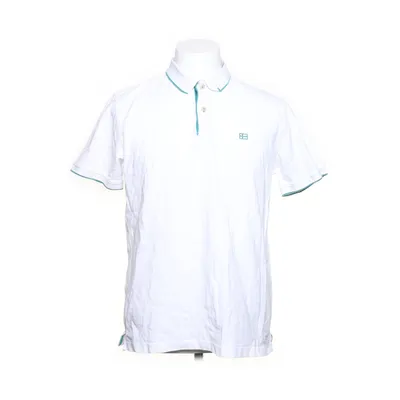 Polo (Blanc, Vert) de Nils Sundström Coton