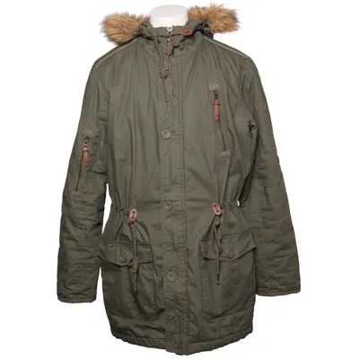 Parka (Vert) de Solid Coton, Polyester