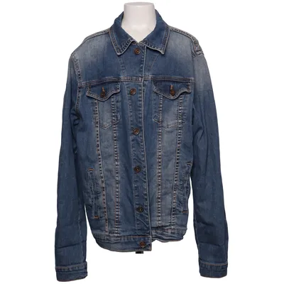 Jeansjacka (Blå) från Zara Man Bomull, Elastan