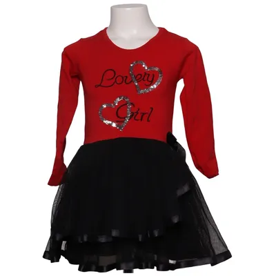 Jurk (12692) van Breeze Girls Katoen, Elastaan
