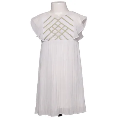Kjole (Hvid, Guld) fra Billieblush Polyester