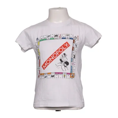 T-shirt (Blanc, Multicolore) de Monopoly Coton