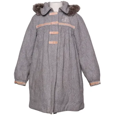 Duffle coat (Gray, Pink) from Name It Kids Cotton, Polyester