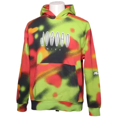 Hoodie (Green, Red, Multicolored) from Jordan Cotton, Polyester