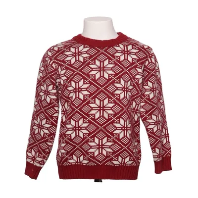 Jultröja (Röd, Vit) från Ebbe Skinnimitation, Ekologisk bomull