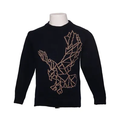 Sweater (Blue, Beige) from Il Gufo Cotton