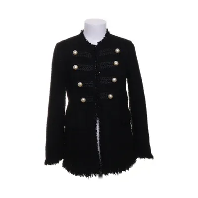 Jacka (Svart) från Zara Woman Akryl, Bomull, Polyester