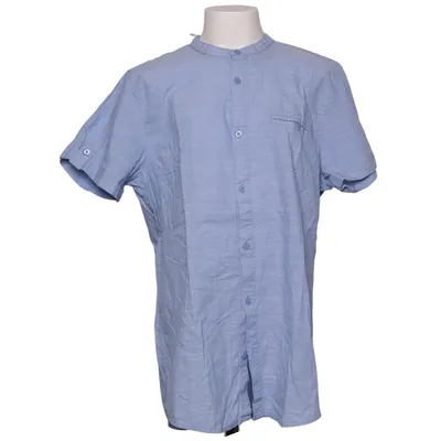 Short sleeve shirt (Blue) from Vertbaudet Cotton