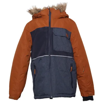 Skijakke (Brun, Blå, Sort) fra Yigga Genanvendt polyester