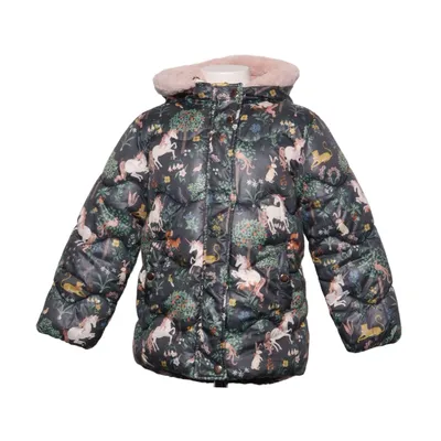 Winterjas (Zwart, Meerkleurig) van Next Gerecycled polyester
