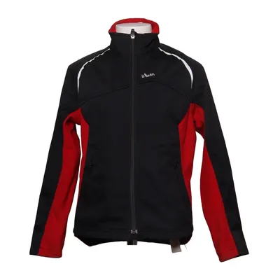 Fleecejakke (Sort, Rød) fra BTWIN Polyester