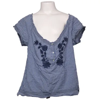 Blus (Blå, Vit) från Abercrombie Kids Bomull