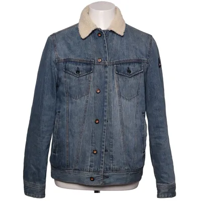Lined denim jacket (Blue, Beige) from Denham Cotton, Polyester