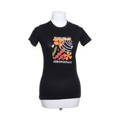 T-shirt (Zwart, Meerkleurig) van Aéropostale Katoen