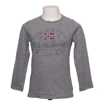 Långärmad t-shirt (Grå, Röd) från Napapijri