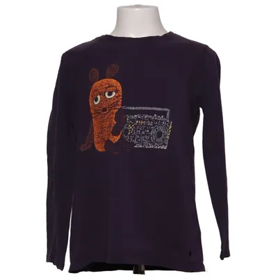 Langærmet t-shirt (Lilla) fra DieMaus Bomuld
