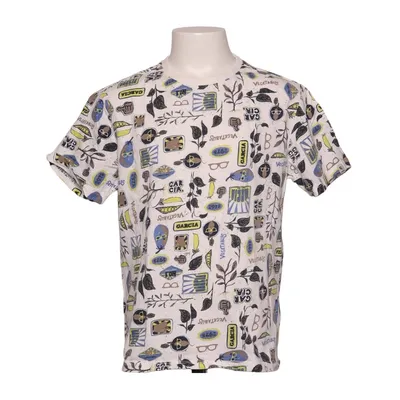 T-shirt (White, Multicolored) from Garcia Cotton