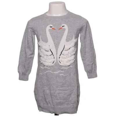 Dress (Gray, White) from Bluezoo Cotton