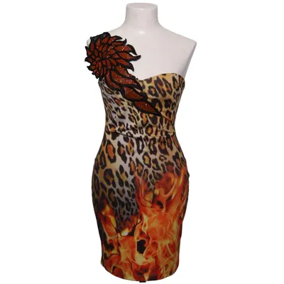 Kleid (Orange, Braun, Mehrfarbig) von Party 21