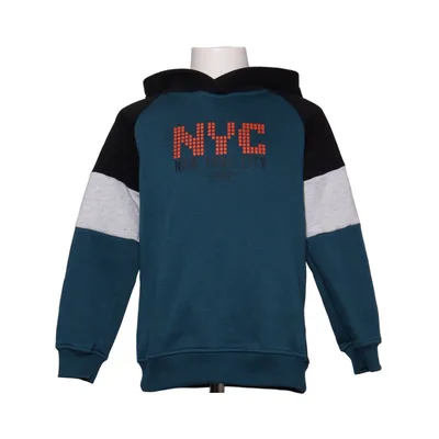 Huvtröja (Blå, Grå, Svart, Orange) från Dopo Dopo Boys Bomull, Polyester