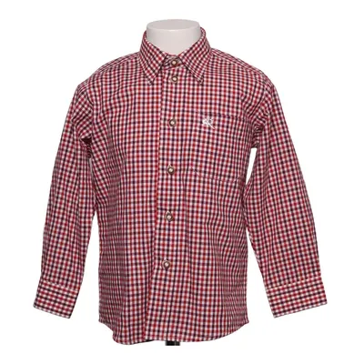 Shirt (Red, White) from Os Trachten Cotton
