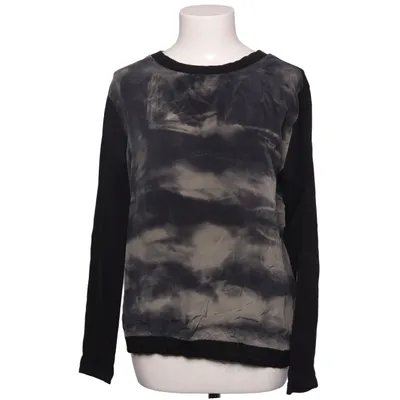 Lange mouwen shirt (Zwart, Grijs) van Margittes Katoen, Cupro, Elastaan, Modal