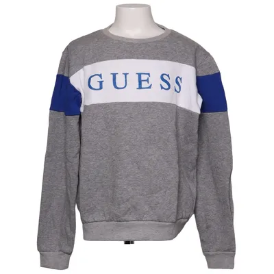 Sweatshirt (Grå, Blå, Hvid) fra Guess Kids Bomuld