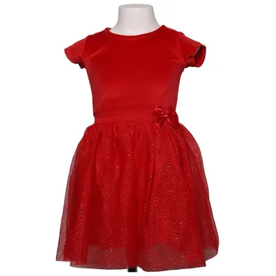 Dress (Red) from Dopo Dopo Girls Elastane, Polyester