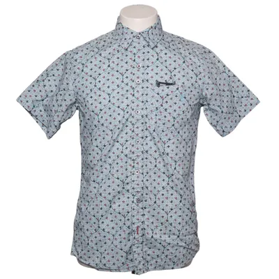 Short sleeve shirt (Blue, Red, Multicolored) from Twinlife Cotton