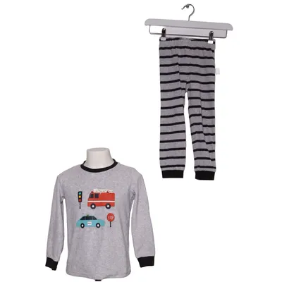 Pyjamas (Grå, Svart, Röd, Blå) från Pocopiano Bomull, Polyester