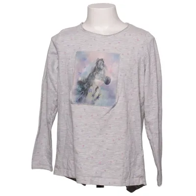 Blouse (Gray, Pink) from Yigga Cotton, Elastane, Viscose