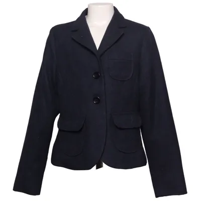 Kavaj (Blå) från Zara Kids Polyester, Ull