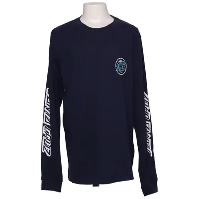 Langærmet t-shirt (Blå) fra Santa Cruz Bomuld