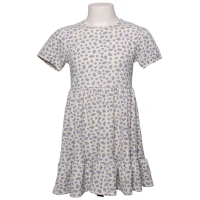 Dress (White, Blue) from C&A Elastane, Polyester