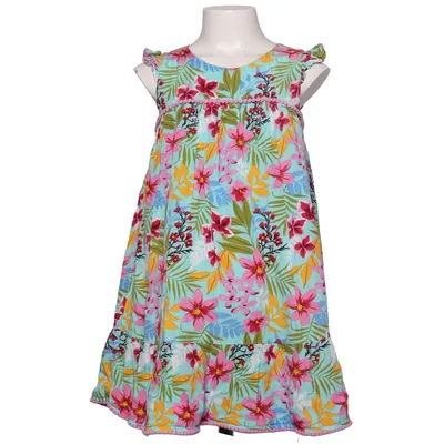 Dress (Blue, Multicolored) from Happy Girls Cotton, Viscose