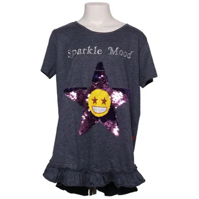 Top (Blue) from Emoji Cotton, Polyester