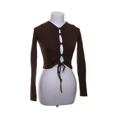 Crop top (Brown) from Pacific Republic Cotton, Elastane