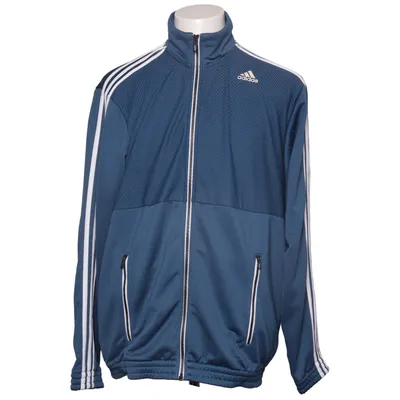 Träningsjacka (Blå) från Adidas Elastan, Polyester