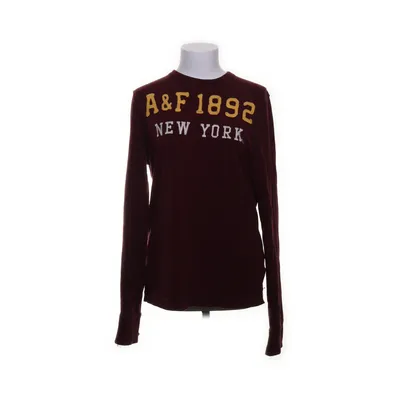 Collegetröja (Röd) från Abercrombie & Fitch Bomull