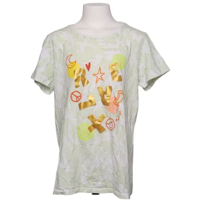 T-shirt (Green, White, Multicolored) from Girls Cotton