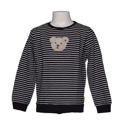 Langærmet t-shirt (Blå, Hvid) fra Steiff Bomuld, Elastan