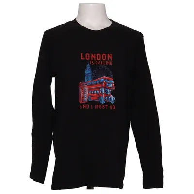 Långärmad t-shirt (Svart) från Premium Kids Bomull