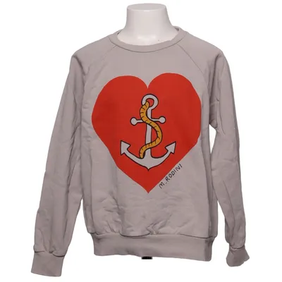 Sweatshirt (Grå, Rød) fra Mini Rodini Bomuld