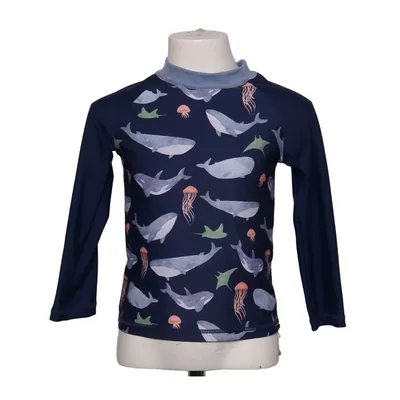 Badetrøje (Blå, Flerfarvet) fra Pusblu Elastan, Genanvendt polyester