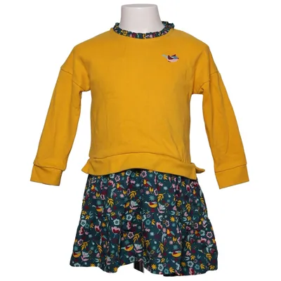 Klänning (Gul, Grön, Flerfärgad) från Topolino Bomull, Polyester