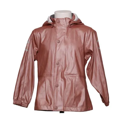 Regnjakke (Pink) fra Mikk-line Polyester, Polyurethan