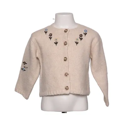 Cardigan (Beige) from Zara Acrylic, Elastane, Polyester, Wool